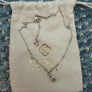 Kendra Scott Silver Charm Necklace